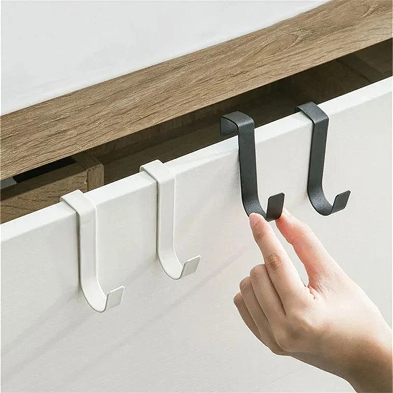 S-ShapedMetalHookHangingRack-Homeko1 S-Shaped Metal Hook Hanging Rack - Homeko