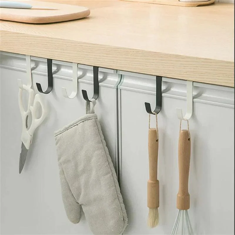 S-ShapedMetalHookHangingRack-Homeko2 S-Shaped Metal Hook Hanging Rack - Homeko