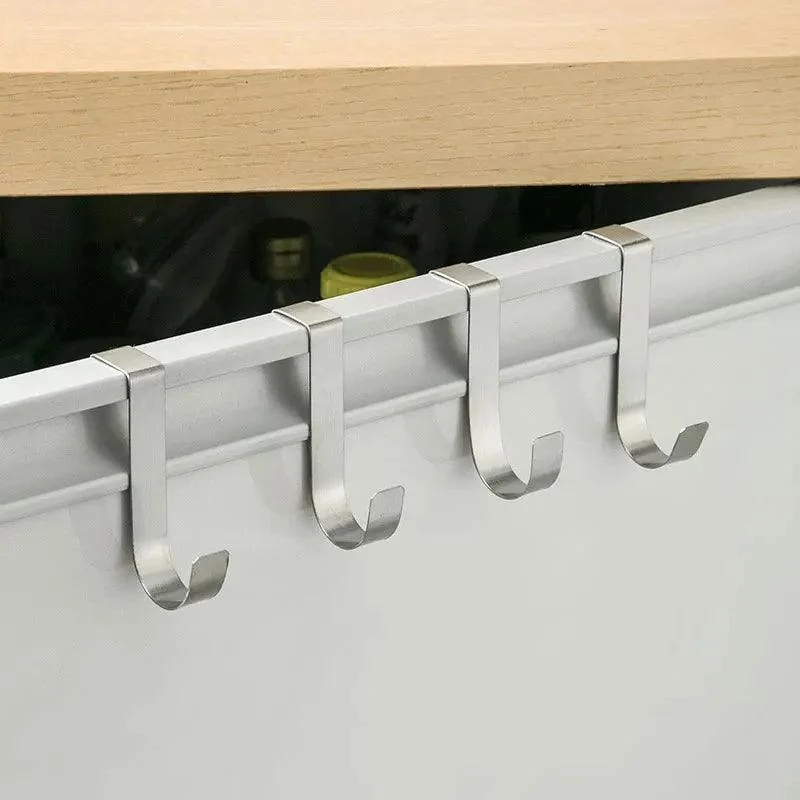 S-ShapedMetalHookHangingRack-Homeko4 S-Shaped Metal Hook Hanging Rack - Homeko