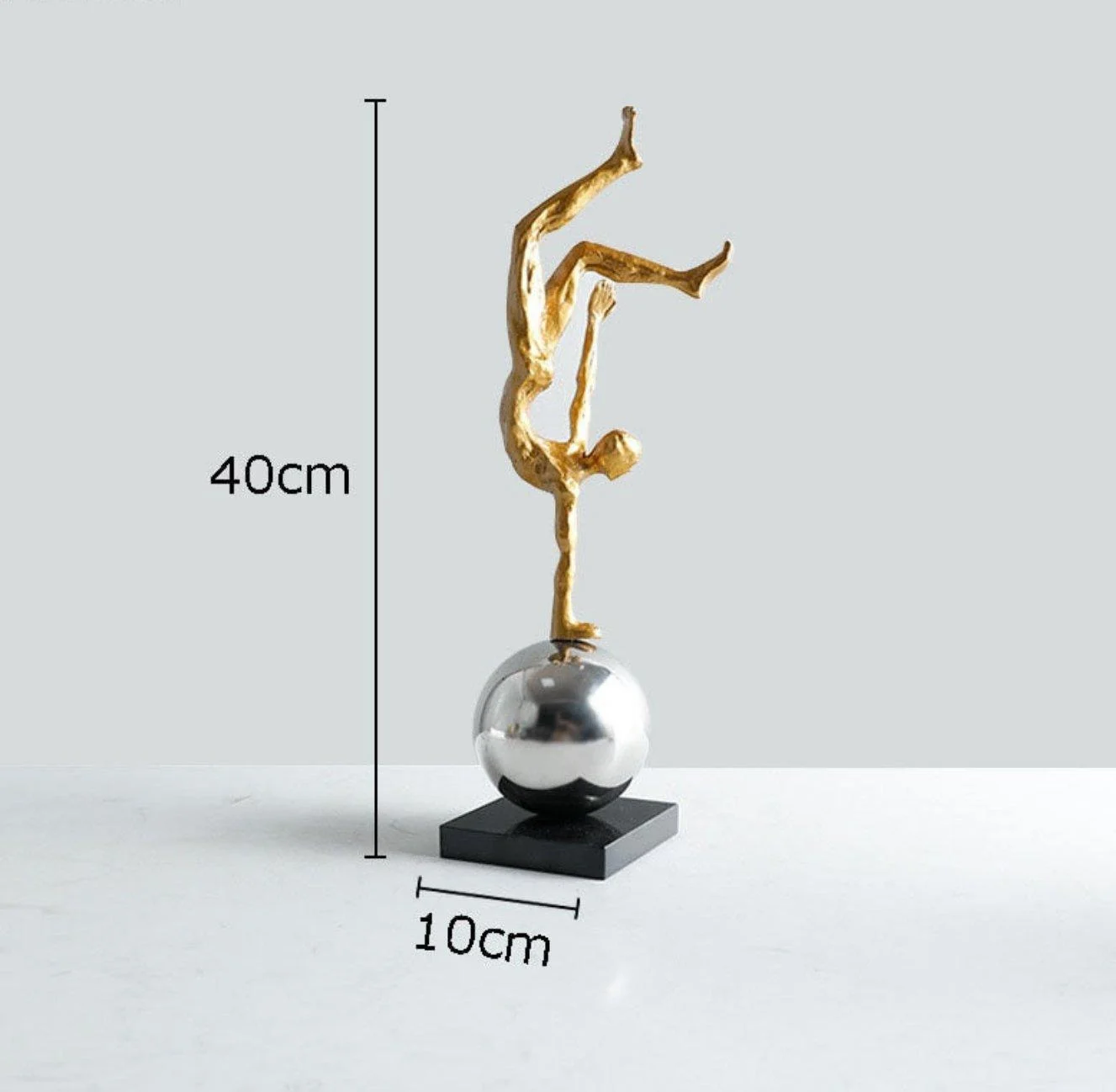 S05e94aeb52e34f53901c4bc4c3eea722Q Silver Acrobat Sculpture - ISTANBULLU LTD