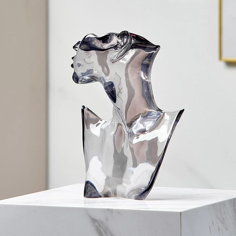 S06ffa90af7664a42bbbe485d955f3d35H Transparent Man Statue - ISTANBULLU LTD