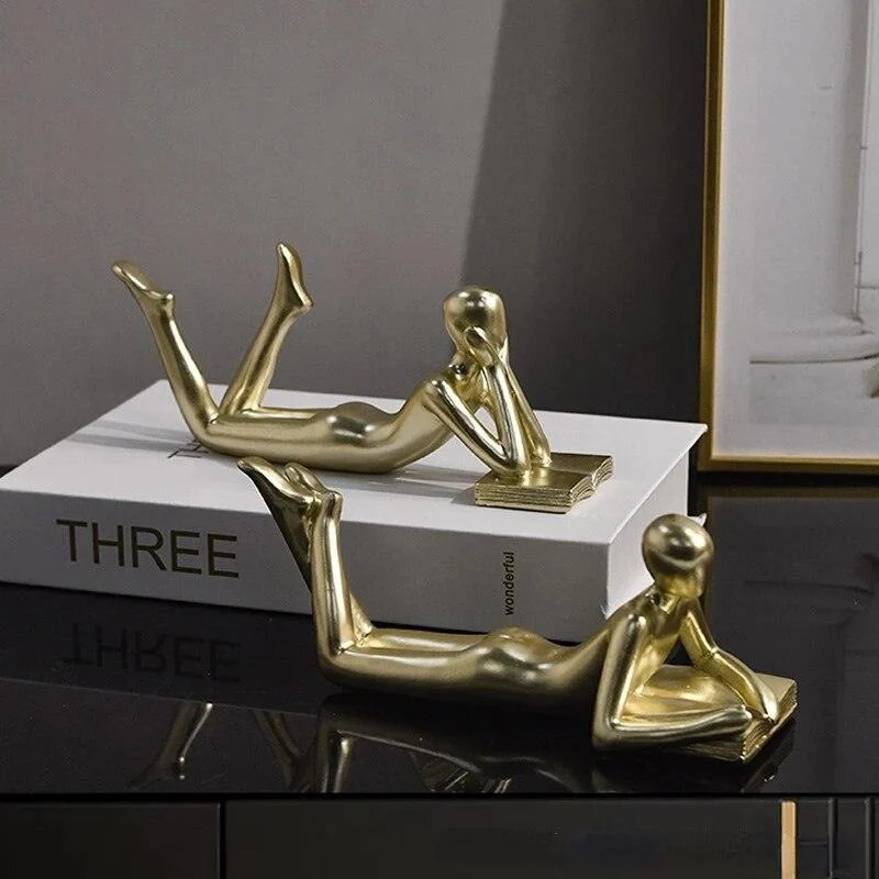 S322a636ca6944e3ba6bd2a15c2b86154c Thinker Reading Sculptures - ISTANBULLU LTD