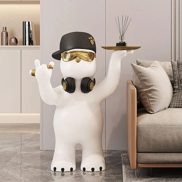 Rapper Bear Statue - ISTANBULLU LTD