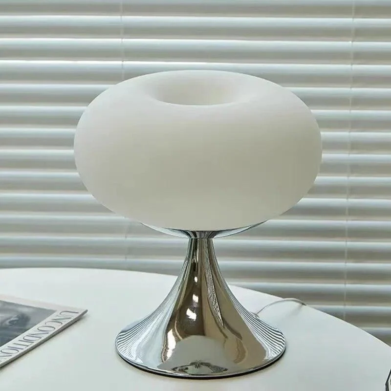 S5d6a83a8ce23491b9d44ce6cc57d3edeY Retro Nordic Glass Table Lamp Bauhaus Style Desk - ISTANBULLU LTD