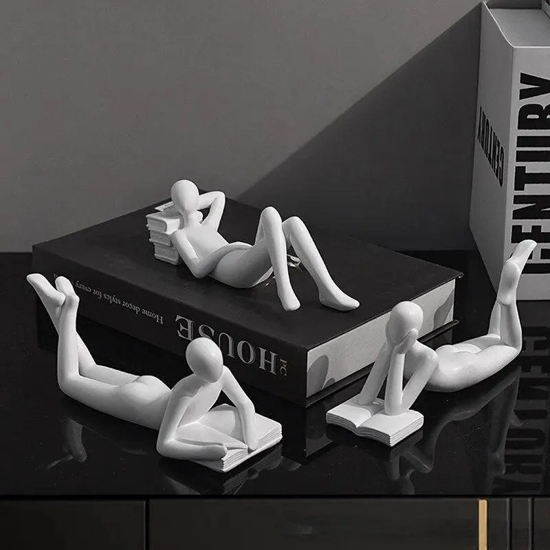 S90d435b6493848edb2acd0bf5509f619K Thinker Reading Sculptures - ISTANBULLU LTD