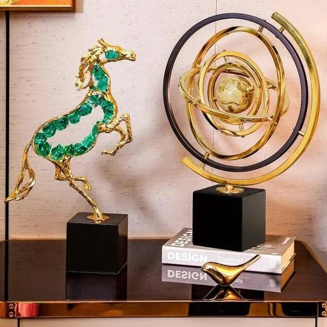 S9294b142431a401ebeb1b7b65e15abedM Running Horse Sculpture - ISTANBULLU LTD