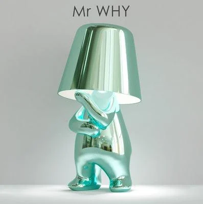 Rainbow Thinking Man Lamp - ISTANBULLU LTD