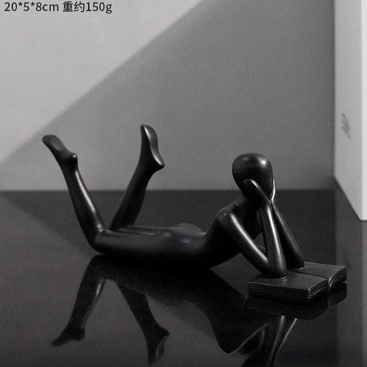 Sa7381b7fec72442f804f1285e61cd5801 Thinker Reading Sculptures - ISTANBULLU LTD