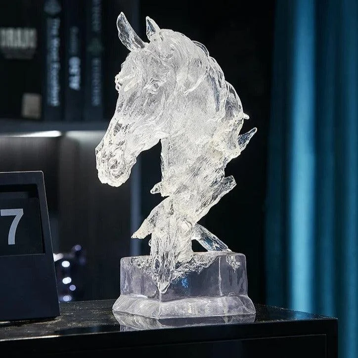 Sbb0352191e73448a985151a4651628701 Transparent Horse Head Statue - ISTANBULLU LTD