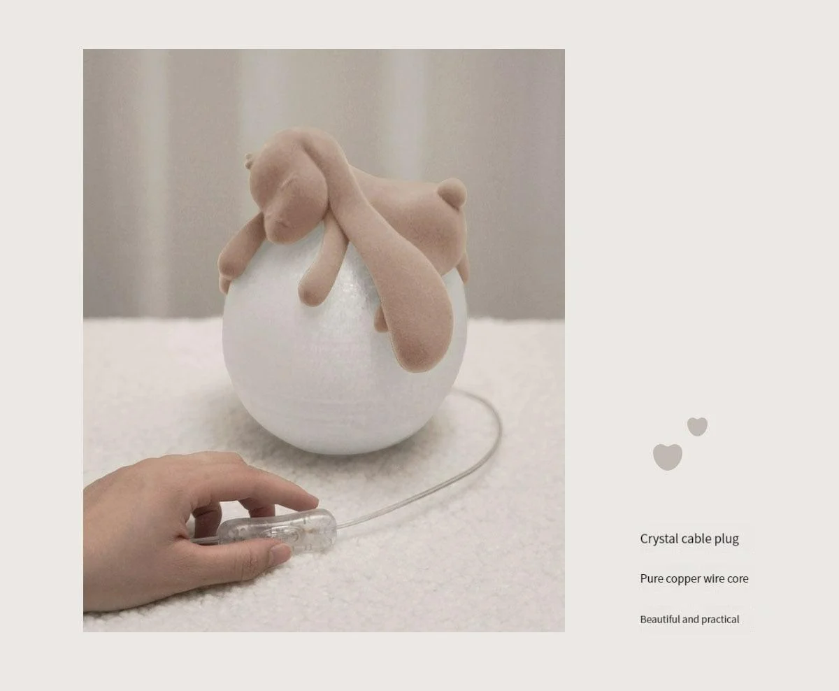 Sbd42d53d9d66446282eb22b37a1d4d98s_02265d6a-614b-41ec-9131-3b12fff1bb7c Rabbit On The Moon Lamp - ISTANBULLU LTD