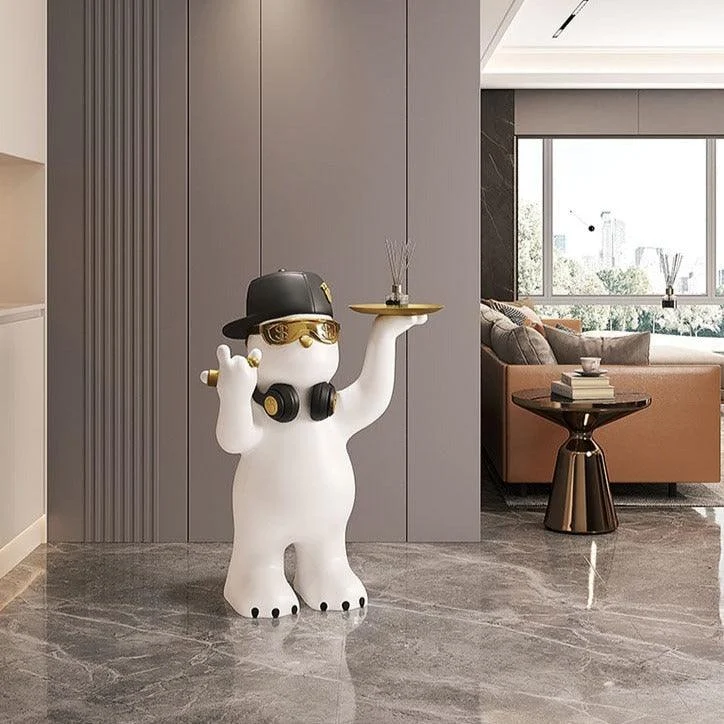 Rapper Bear Statue - ISTANBULLU LTD
