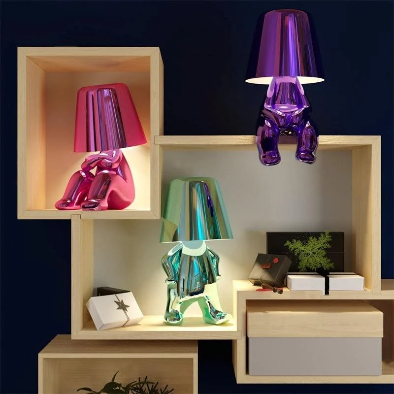 Rainbow Thinking Man Lamp - ISTANBULLU LTD