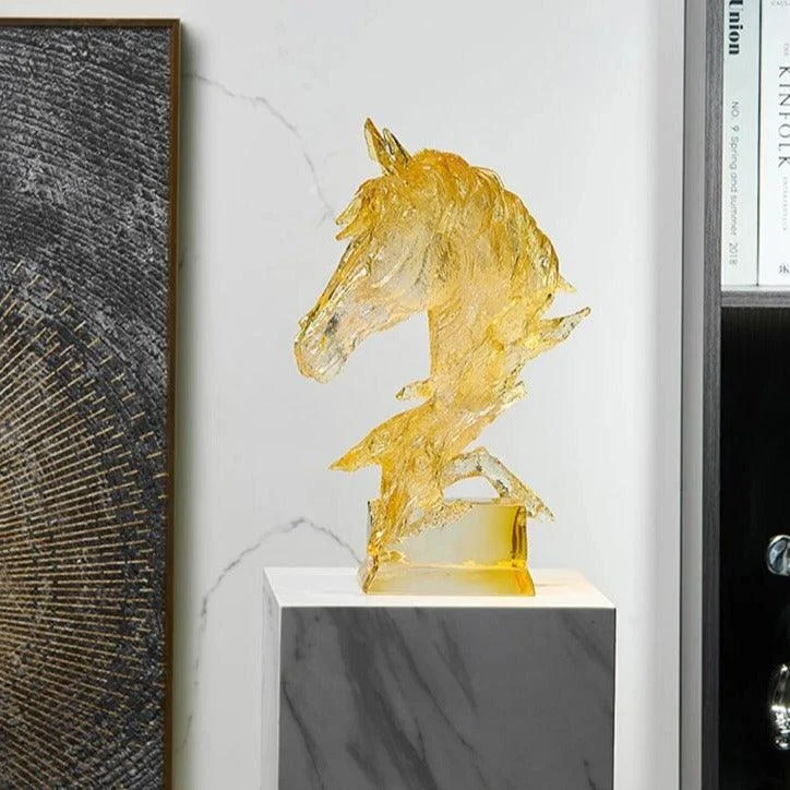Sbf772dd744b0492c9c5980a1f537d2f9Y Transparent Horse Head Statue - ISTANBULLU LTD