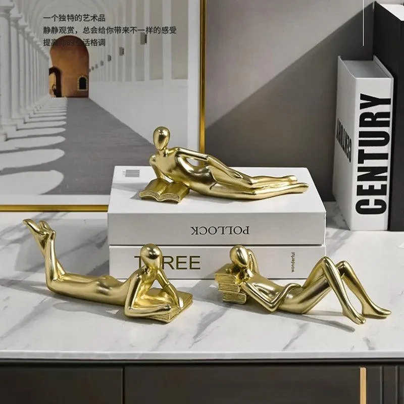 Sc54bdf97d7bb4b288d035150ddde5d90Q Thinker Reading Sculptures - ISTANBULLU LTD