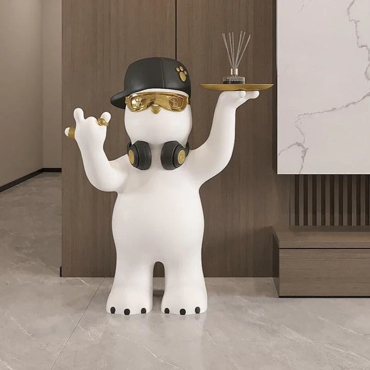 Rapper Bear Statue - ISTANBULLU LTD