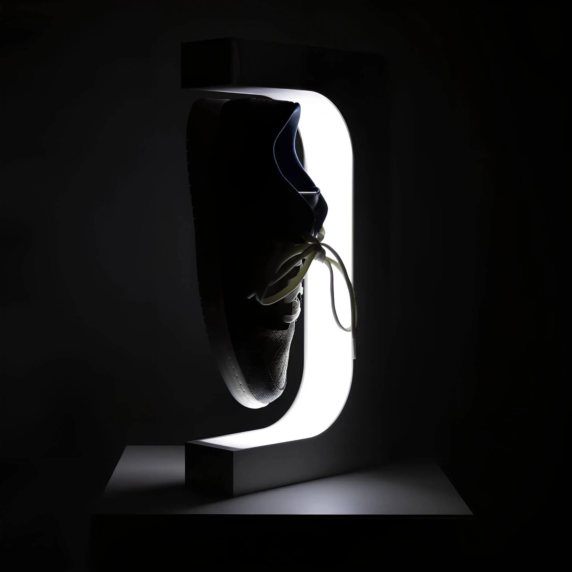 Schwebendes_LED-Schuhdisplay_-_Minimalistische_Tischlampe_4 Schwebendes Led Schuhdisplay Minimalistische Tischlampe 4