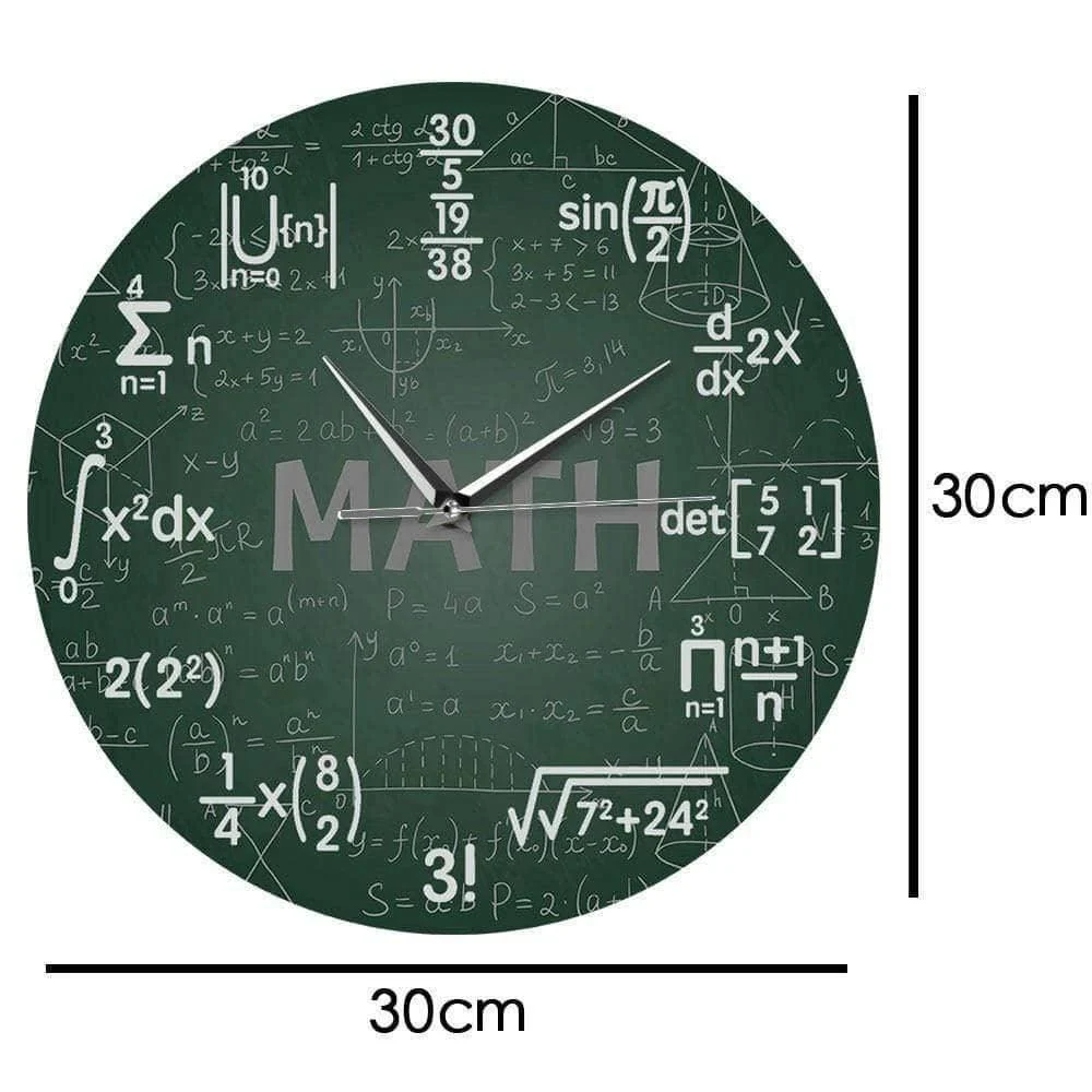 Science-Math-Wall-Clock-Unique-Educational-Timepiece-0 Science Math Wall Clock Unique Educational Timepiece 0