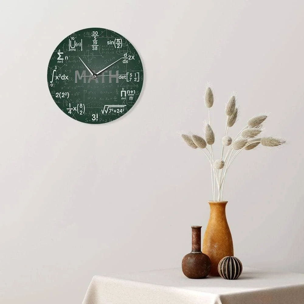 Science-Math-Wall-Clock-Unique-Educational-Timepiece-13 Science Math Wall Clock Unique Educational Timepiece 13