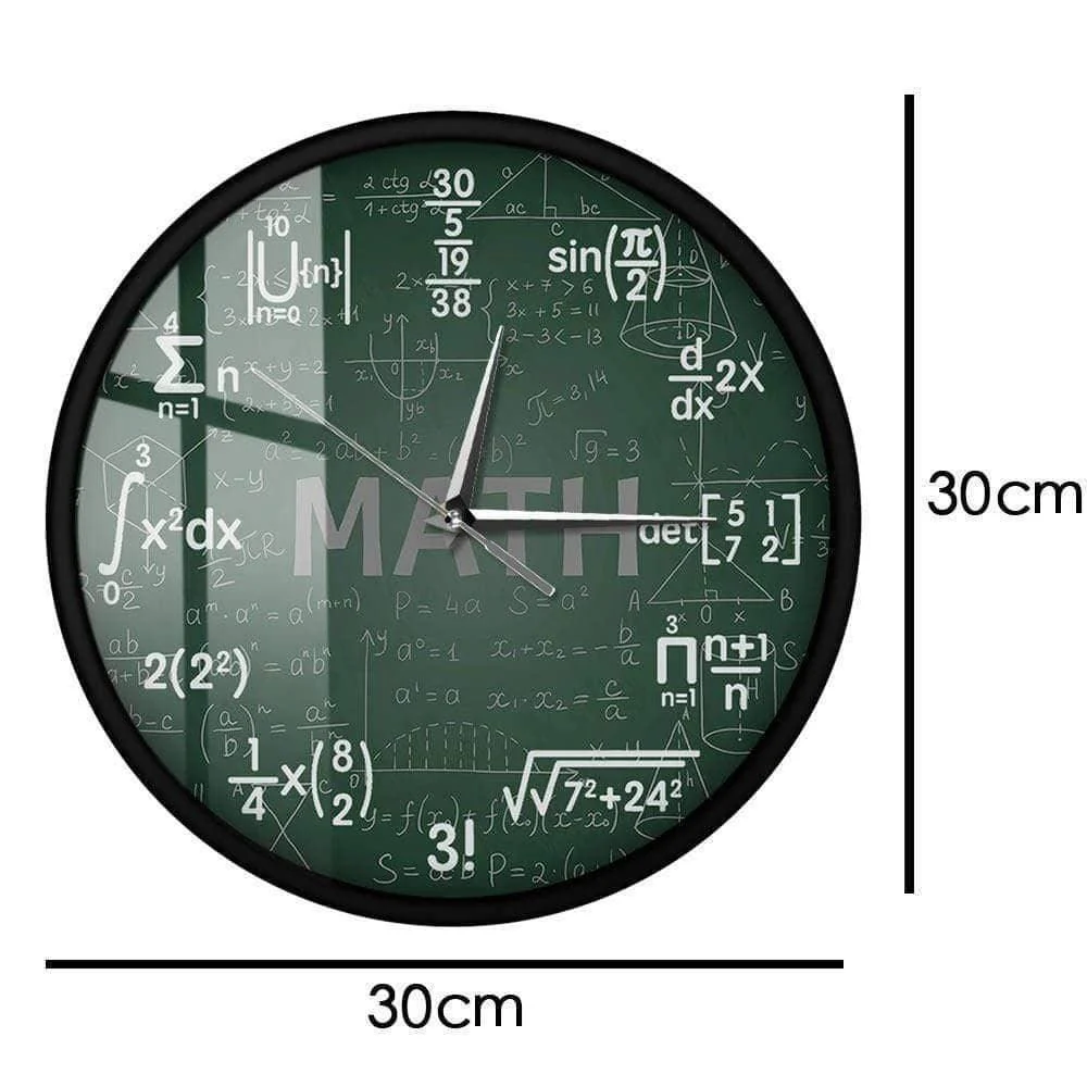 Science-Math-Wall-Clock-Unique-Educational-Timepiece-17 Science Math Wall Clock Unique Educational Timepiece 17