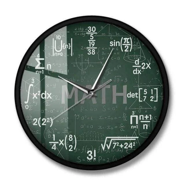 Science-Math-Wall-Clock-Unique-Educational-Timepiece-4 Science Math Wall Clock Unique Educational Timepiece 4