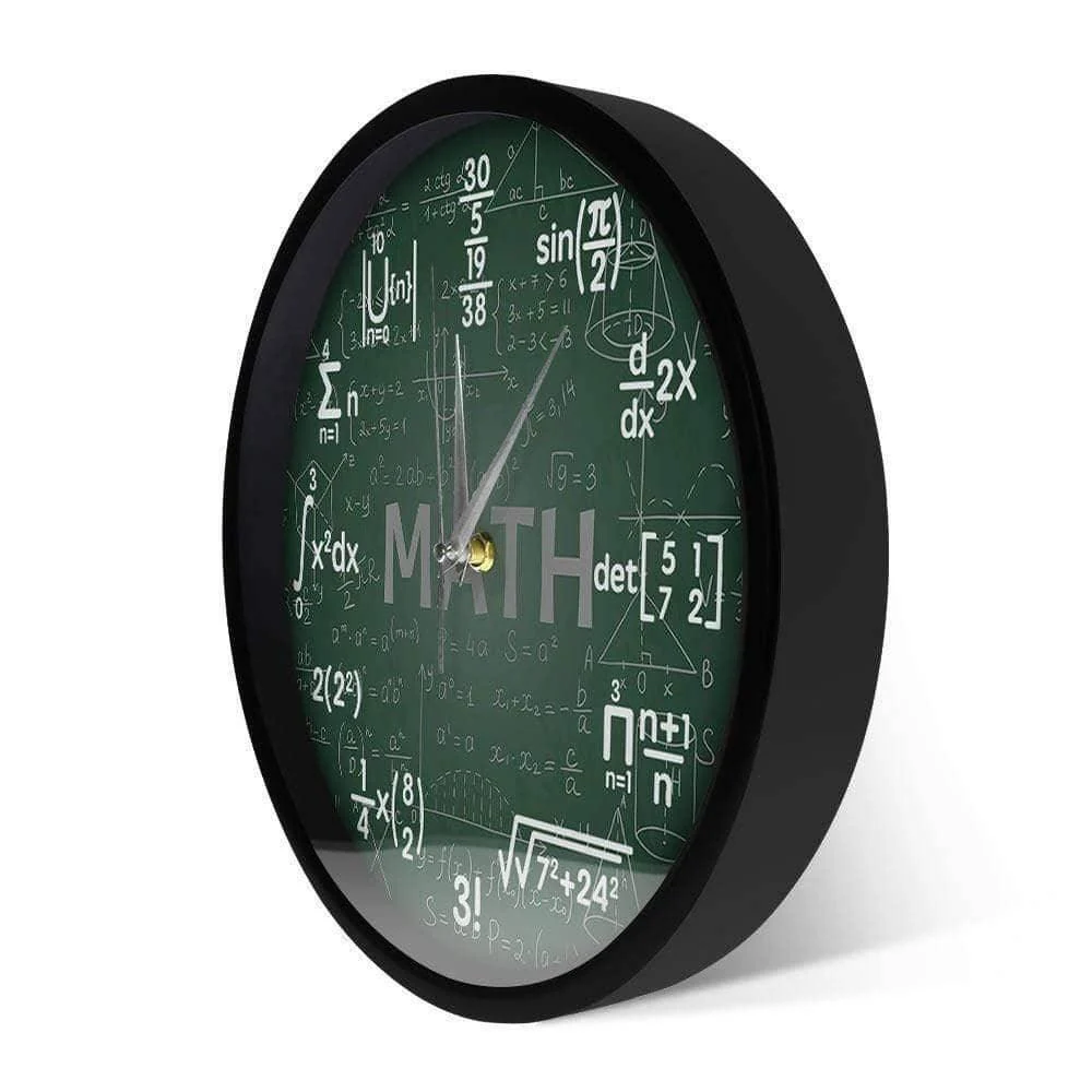 Science-Math-Wall-Clock-Unique-Educational-Timepiece-5 Science Math Wall Clock Unique Educational Timepiece 5