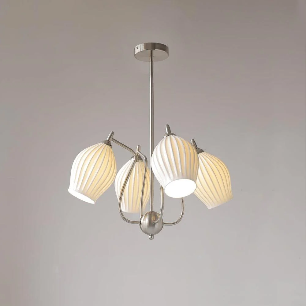 Sculptural_Glass_Ribbed_Chandelier_2 Sculptural Glass Ribbed Chandelier 2