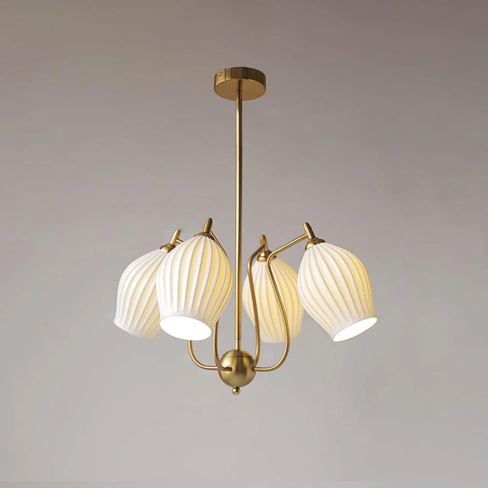 Sculptural_Glass_Ribbed_Chandelier_3 Sculptural Glass Ribbed Chandelier 3
