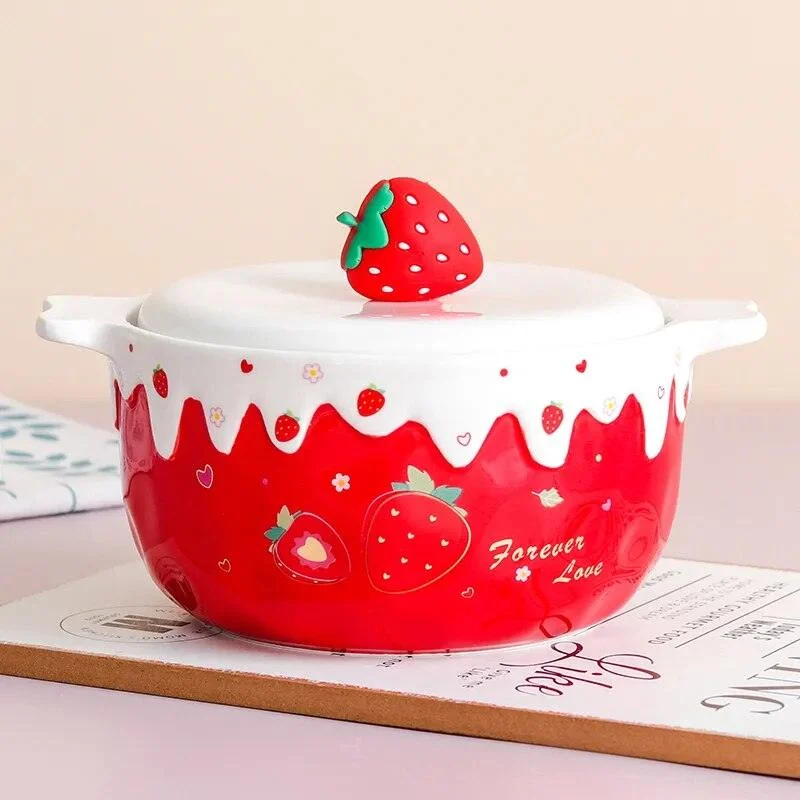 Se7f13b2f07394b8896cdd985d5b7002f0 Strawberry Ceramic Ramen Bowl - ISTANBULLU LTD