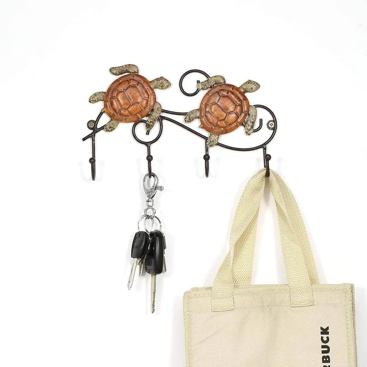 Sea-Turtle-Wall-Key-Hanger-Coastal-Chic-Functional-Home-Decor-3 Sea Turtle Wall Key Hanger Coastal Chic Functional Home Decor 3