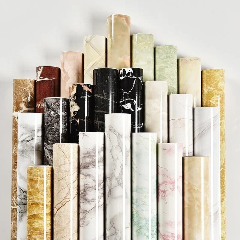Self Adhesive Marble Vinyl Wallpaper Roll Furniture Decorative Film Waterproof Wall Stickers For Kitchen Backsplash Home 0f3aa0d0 94f0 4b2b 91dc 0fd4a850f047
