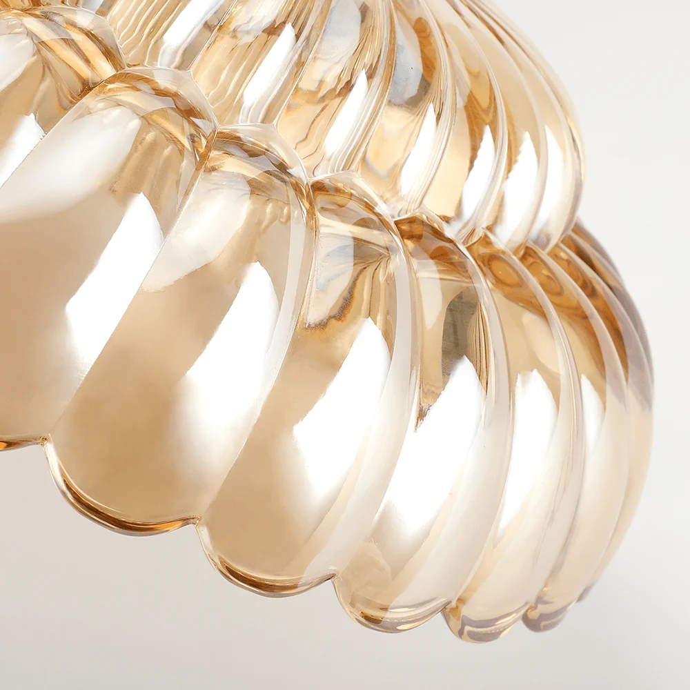 SemiFlushMountCeilingLightsUmbrellaShapeGlassLamp-Homdiy Semiflushmountceilinglightsumbrellashapeglasslamp Homdiy