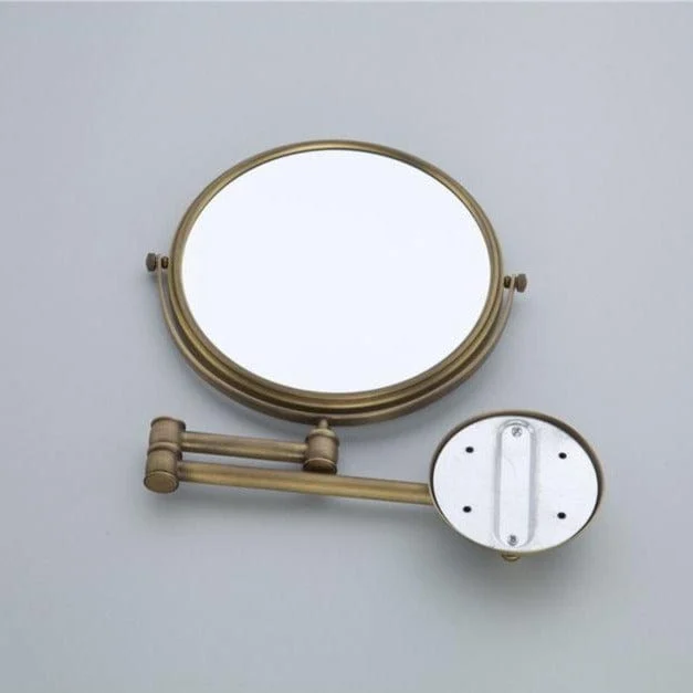 Senducs Rose Gold Bathroom Mirror With Top Quality Solid Brass Fold Bath Cosmetic Mirror 8 Inch 2cf537b0 7ccb 420c A4d9 E9b7becca6a2