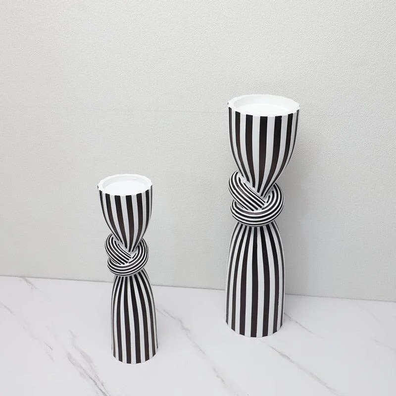 Sf6b5e56bc17c42f3995cadd3ad20f3da9 Zeb Striped Candleholder - ISTANBULLU LTD