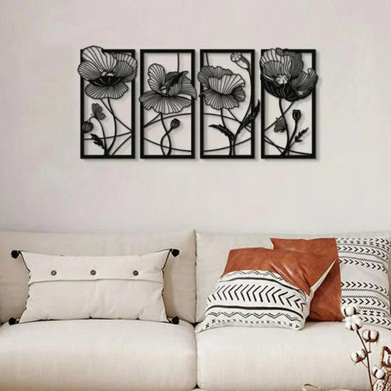Sfdb021fb5d844078ba63398f6824cd54W Silhouette Wrought Iron Wall Art - ISTANBULLU LTD