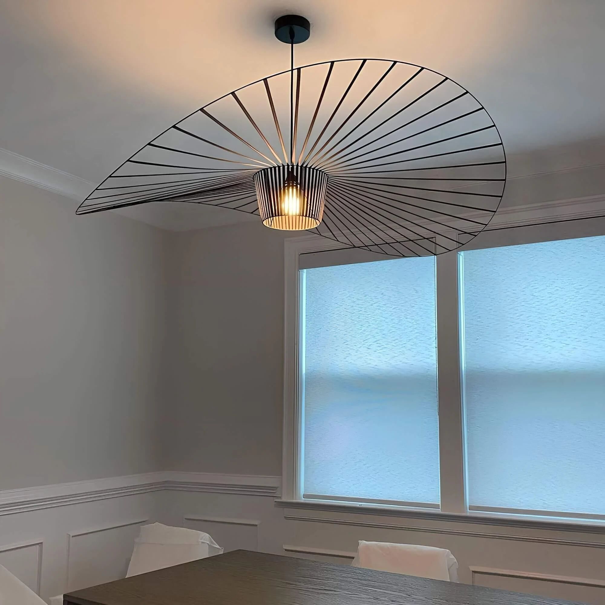 Shadowsleekpendelleuchte Eleganteschwarzehut Design2xlumina