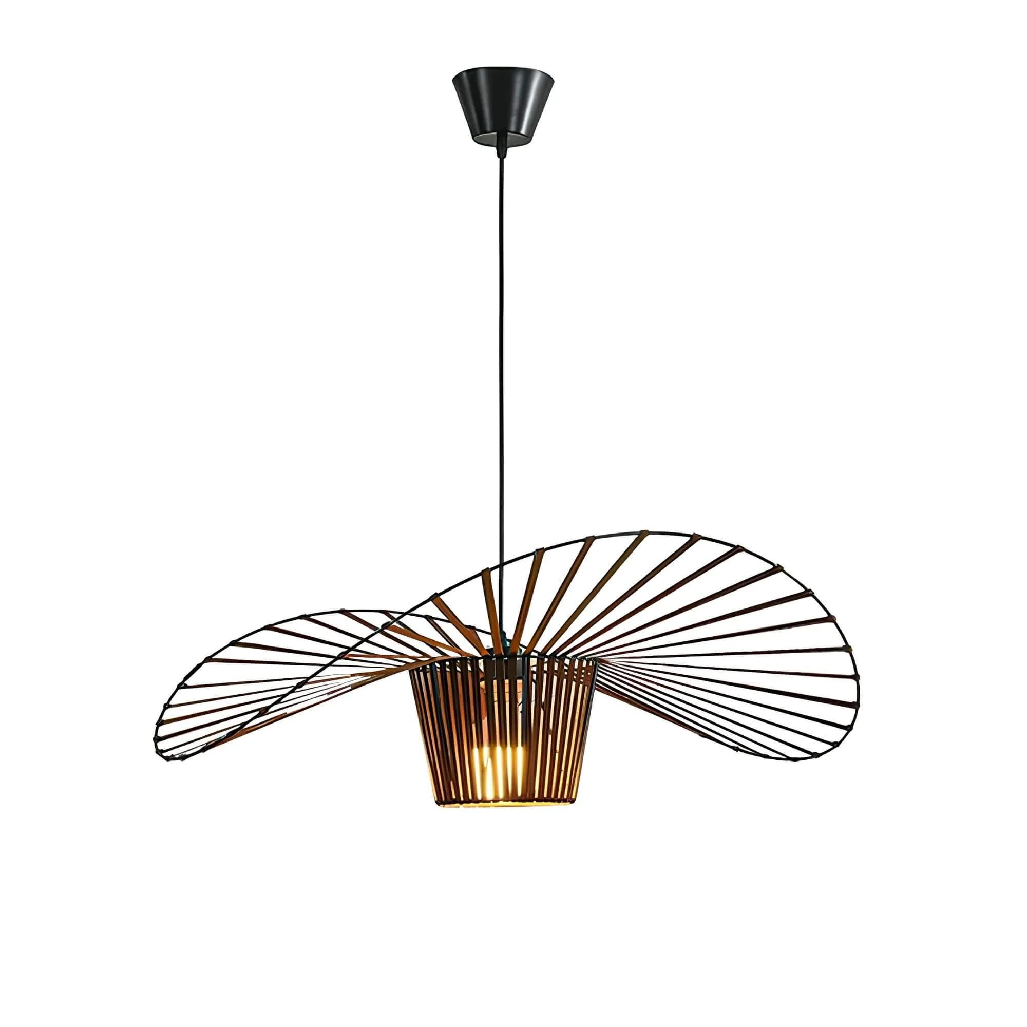 Shadowsleekpendelleuchte Eleganteschwarzehut Design5