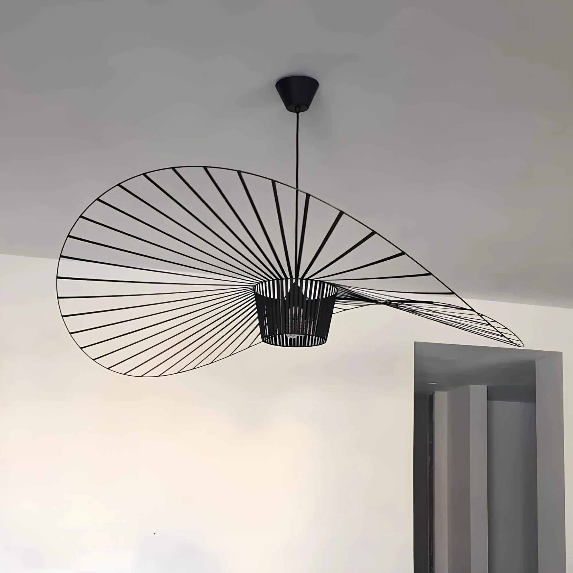 Shadowsleekpendelleuchte Eleganteschwarzehut Design7