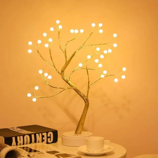 ShineCreativeTreeTableLampLightingGiftforKidsHomeBedroom-Homeko1 Shine Creative Tree Table Lamp Lighting Gift for Kids Home Bedroom - Homeko