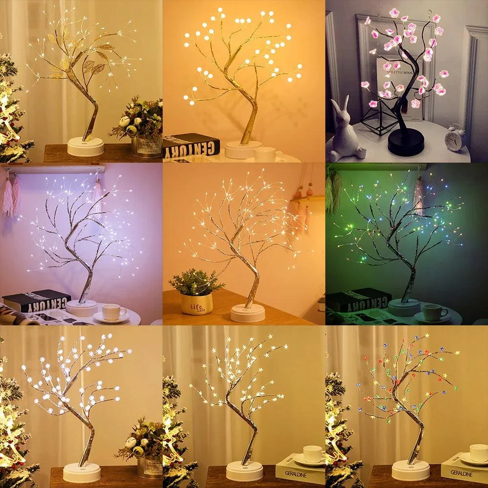 ShineCreativeTreeTableLampLightingGiftforKidsHomeBedroom-Homeko2 Shine Creative Tree Table Lamp Lighting Gift for Kids Home Bedroom - Homeko