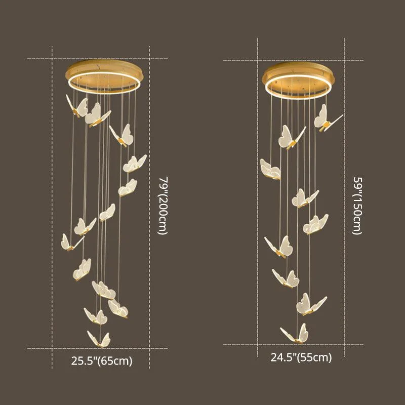 ShinySpiralLEDPendantLampinGold-Homeko3 Shiny Spiral LED Pendant Lamp in Gold - Homeko