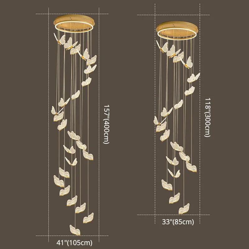 ShinySpiralLEDPendantLampinGold-Homeko5 Shiny Spiral LED Pendant Lamp in Gold - Homeko