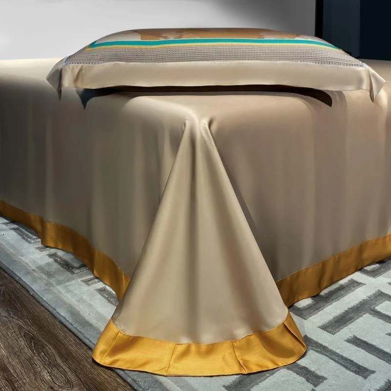 Silky Smooth 1000tc Lyocell Tencel Duvet Cover Breathable Soft Colorful Leaves Bedding Bed Sheet Pillowcases Wrinkle C9b12d3b D93b 49d6 9f6b 17bb0863d7c9