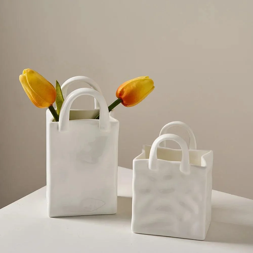 SimpleDecorativeHandbagVase-Homeko5 Simple Decorative Handbag Vase - Homeko