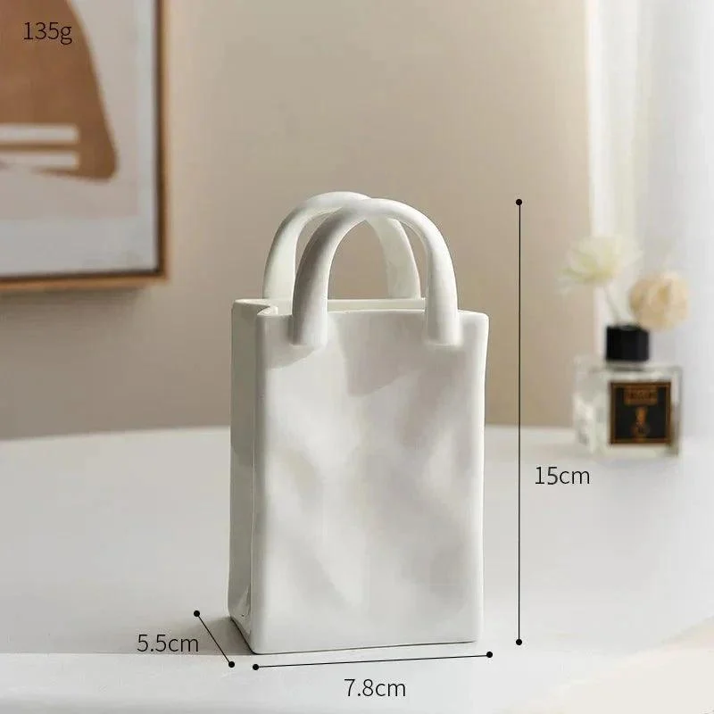 SimpleDecorativeHandbagVase-Homeko7 Simple Decorative Handbag Vase - Homeko