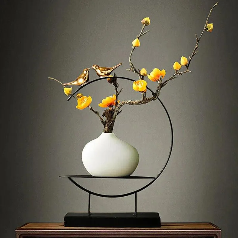 SimpleElegantWhiteVase-Homeko6 Simple Elegant White Vase - Homeko