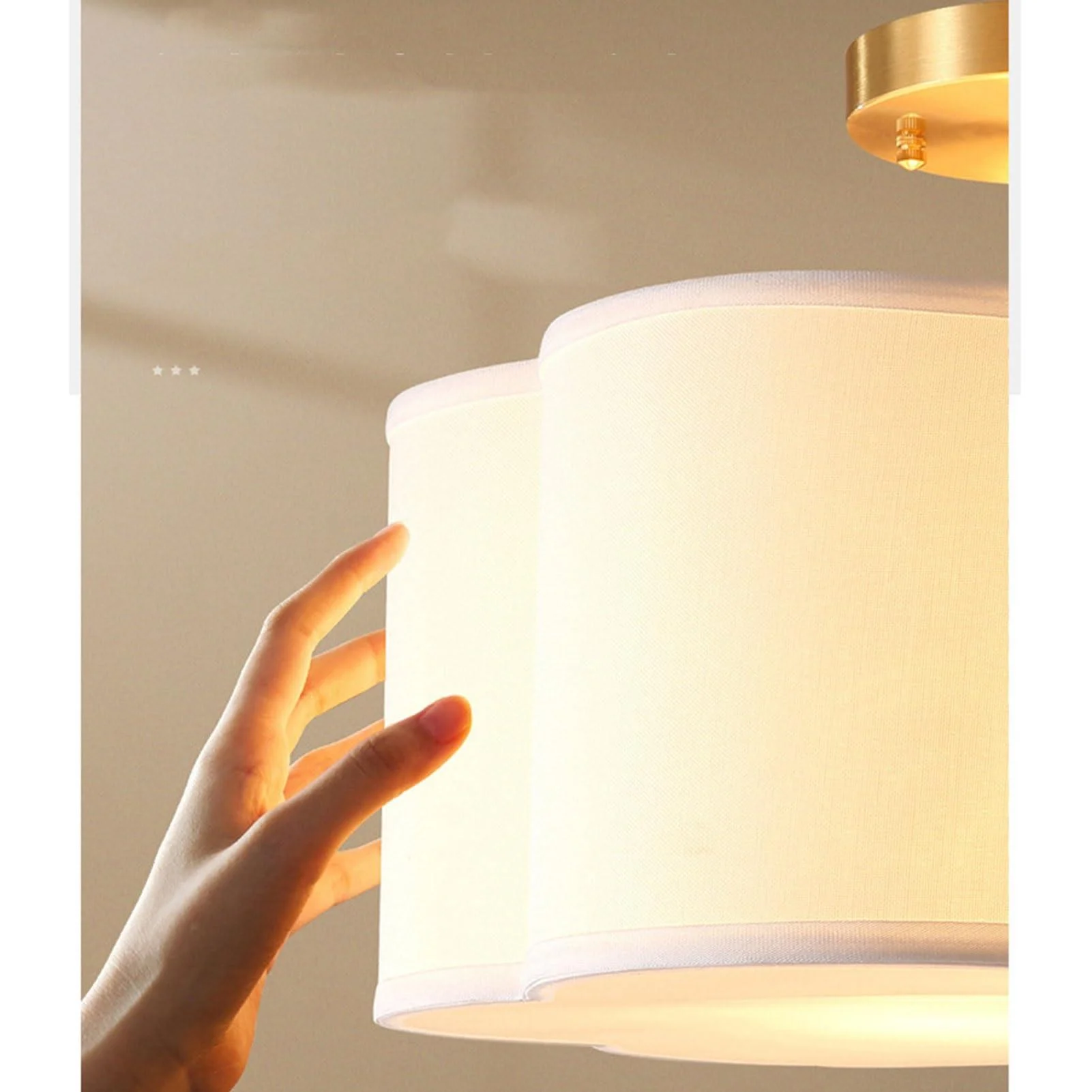 SimpleWhiteFlowerSemiFlushCeilingLightForBedroom_1 Simplewhiteflowersemiflushceilinglightforbedroom 1