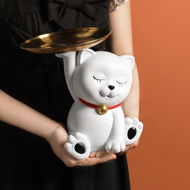 SleepingCatCandyTray-Homeko3 Sleeping Cat Candy Tray - Homeko