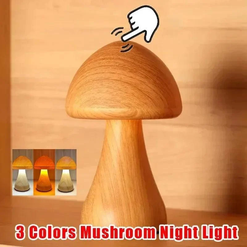Slimme Touch Control Led Houten Schattige Paddestoel Nachtlampjes Draagbare Dimbare Bedlampje Met Usb Oplaadlampen Voor Home.jpg 15b1a09a 7f1b 4c37 B0b4 8f3cbfa210f7