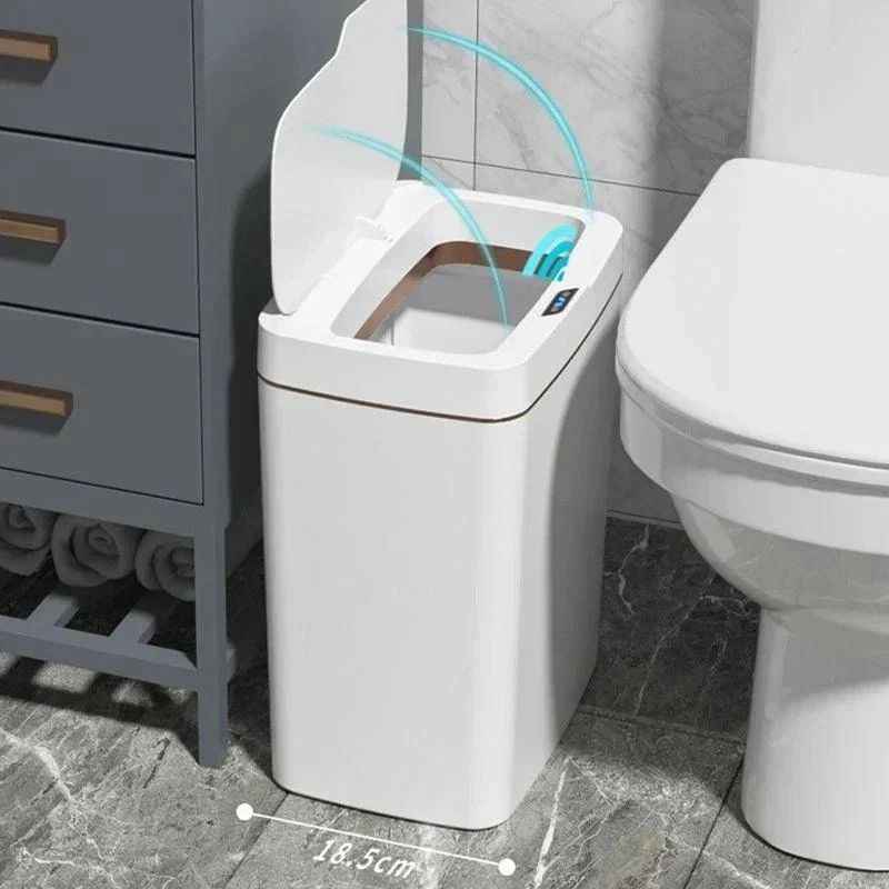 SmartBathroomTrashCan-Homeko1 Smart Bathroom Trash Can - Homeko