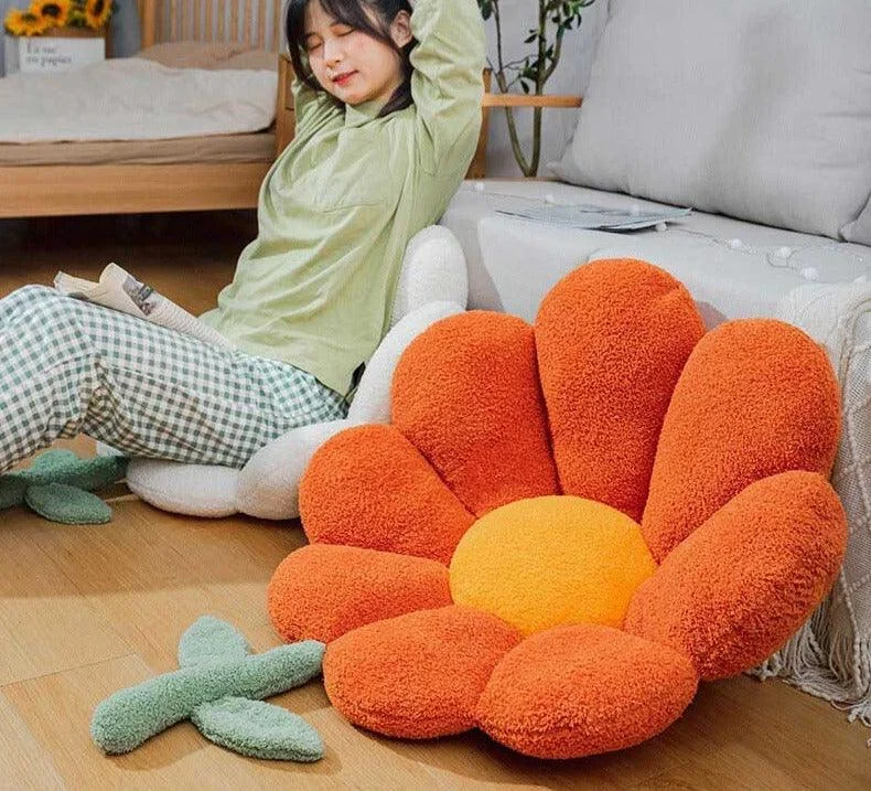 Soft Plush Daisy Pillow Cushion - ISTANBULLU LTD